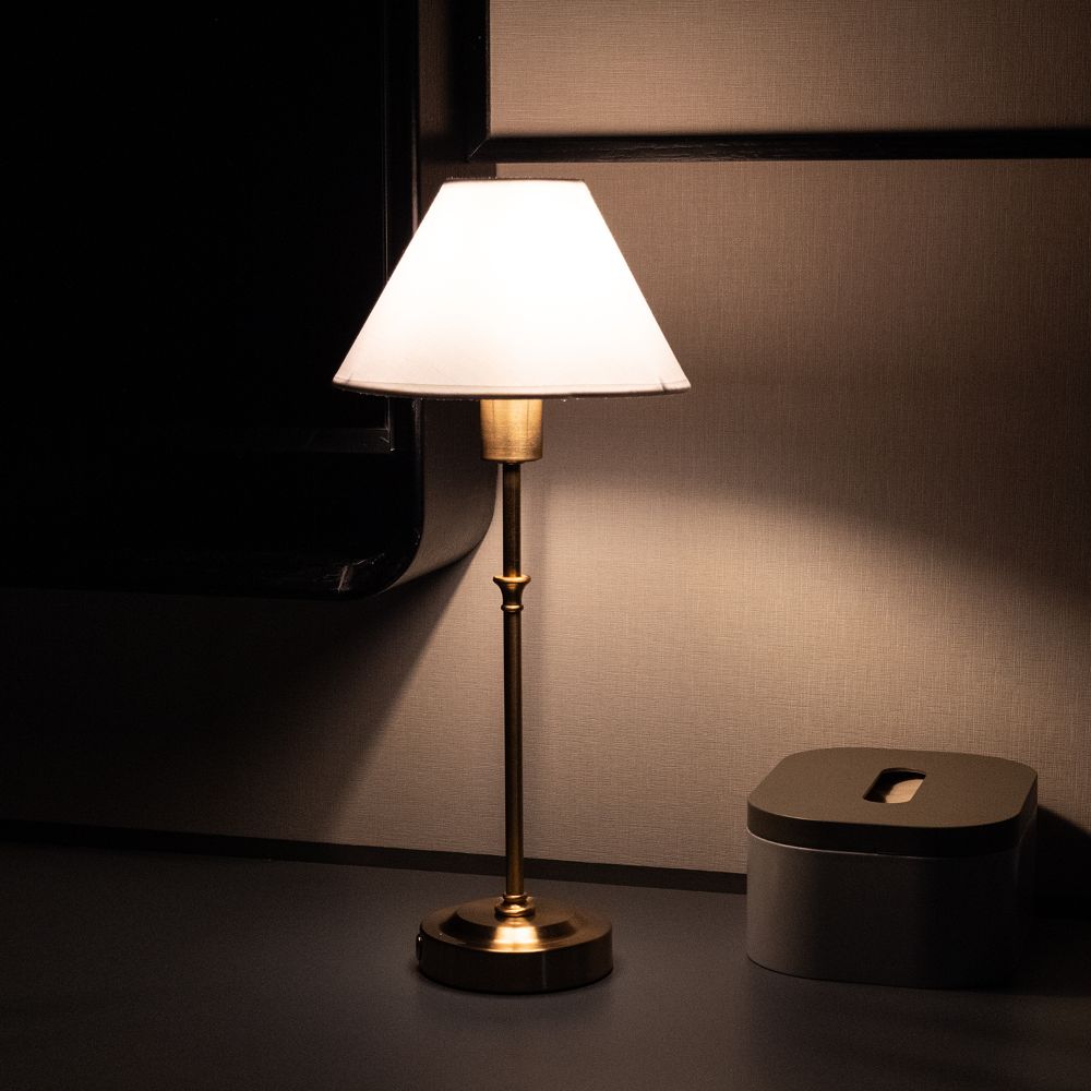 Espiga Tall Fabric Cordless Table Lamp