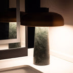 Malaquita Green Marble Cordless Table Lamp