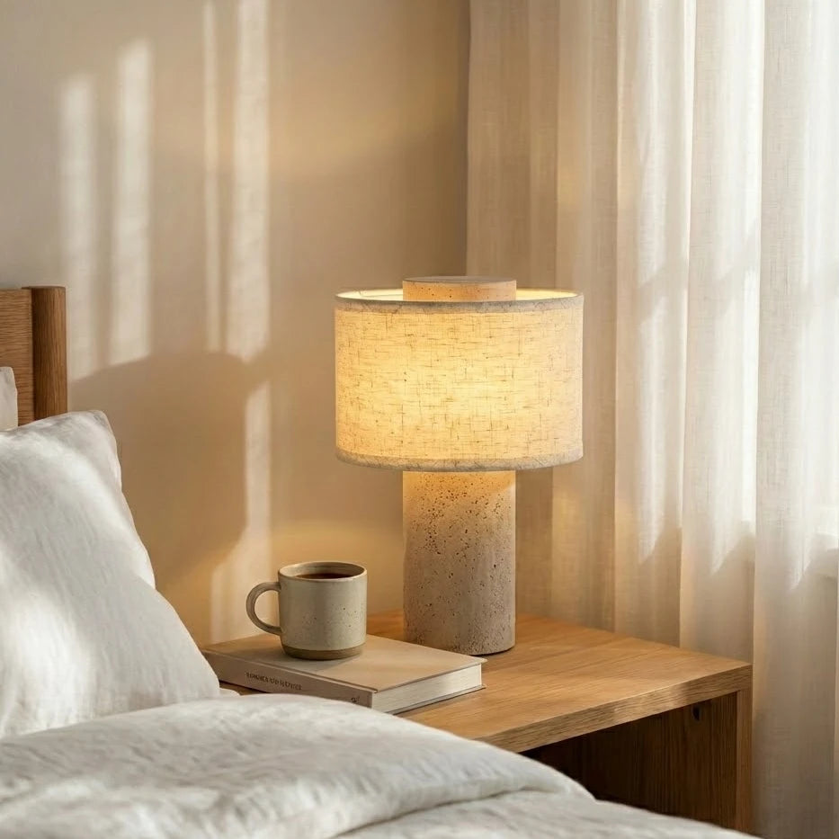 Duna Travertine Cordless Table Lamp - photo 2