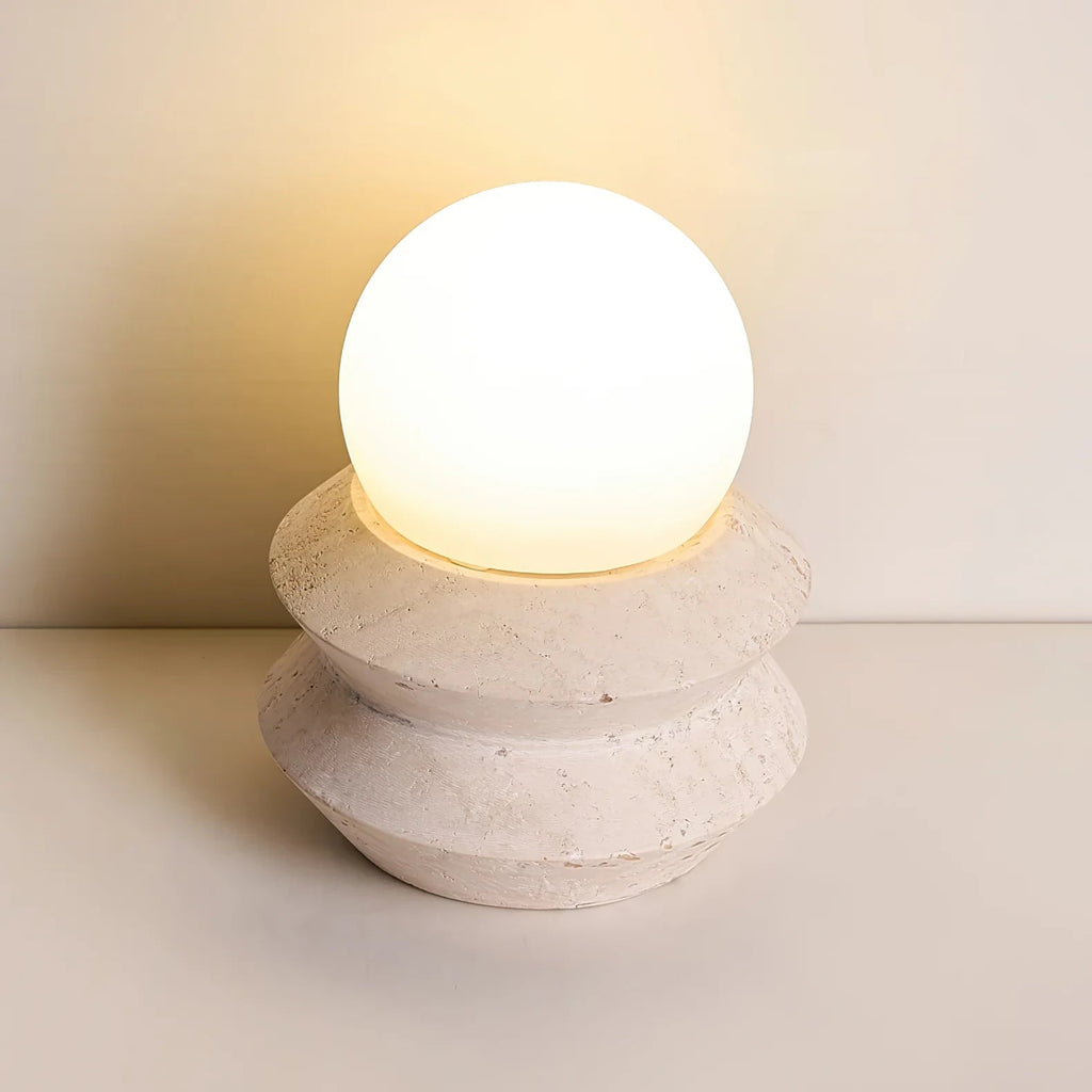 Onda Travertine Cordless Globe Lamp - photo 4