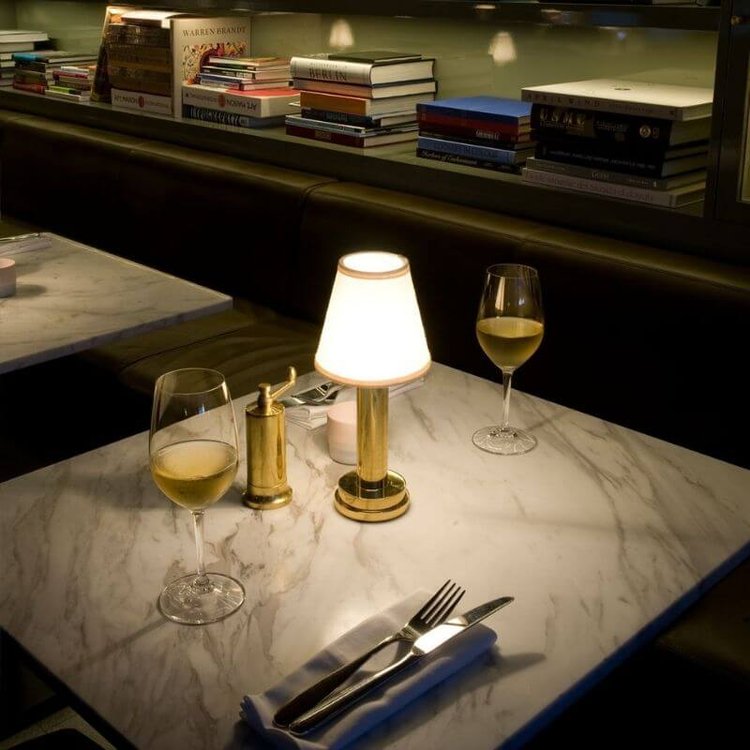 Lino Linen Shade Cordless Table Lamp