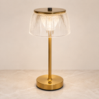 Estria Crystal Glass Cordless Lamp - photo 4