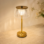 Estria Crystal Glass Cordless Lamp - photo 1