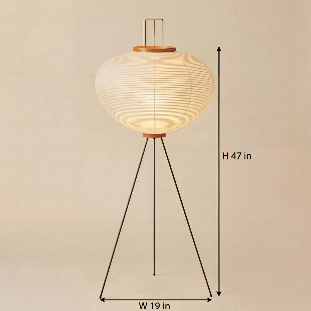 Farol Paper Lantern Tripod Floor Lamp