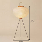 Farol Paper Lantern Tripod Floor Lamp