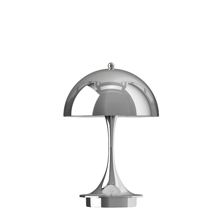 Seta Rechargeable Mushroom Lamp - Chrome