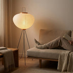 Farol Paper Lantern Tripod Floor Lamp