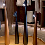 Quilla Folded Aluminium Cordless Table Lamp two sizes