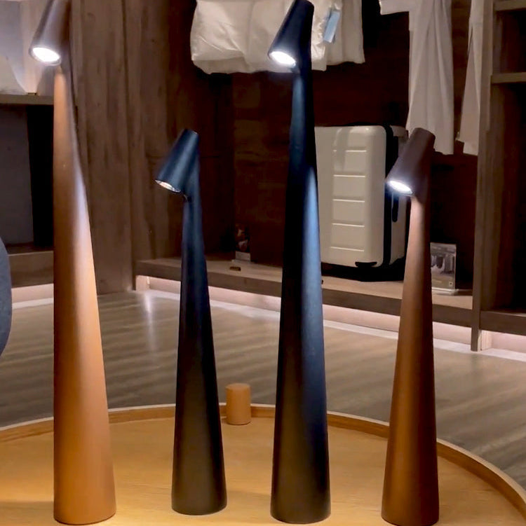 Quilla Folded Aluminium Cordless Table Lamp two sizes