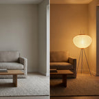 Farol Paper Lantern Tripod Floor Lamp